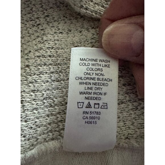 Maurices Womens Open Front Cardigan Sweater With Tab Sleeves Medium Cotton & Pol - Picture 3 of 12